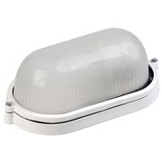 Светильник НПП 1401 60Вт E27 IP54 бел. овал IEK LNPP0-1401-1-060-K01