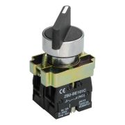 Переключатель LAY5-BJ25 на 2 полож. 1НО+1НЗ черн. I-O дл. ручка IEK BSW70-BJ-2-K02